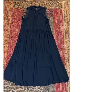 YAS size small black sleeveless maxi dress